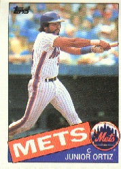 1985 Topps Baseball Cards      439     Junior Ortiz